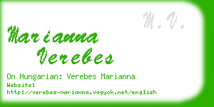 marianna verebes business card